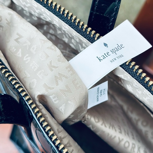 Kate Spade Camellia Street Jeralyn Patent Small Tote Bag - Black - Picture 7 of 7